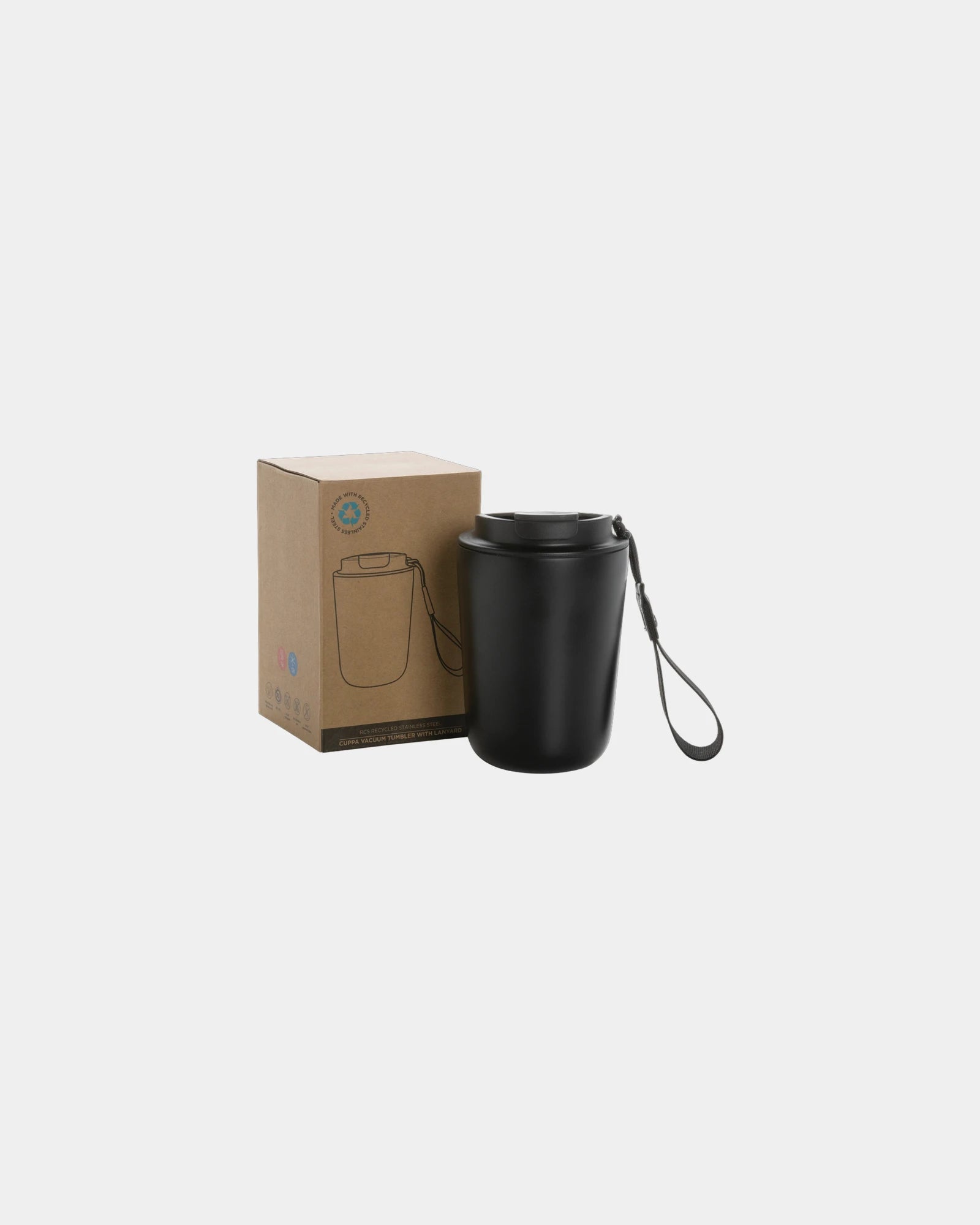 Mug 380ml Edelstahl recycelt Cuppa zum Personalisieren - 1